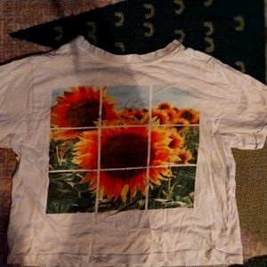 Cute crop top girls shirt